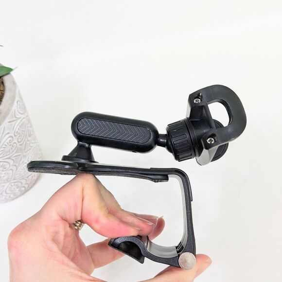 Black Car Mount Phone Holder iPhone Android Samsung - Picture 9 of 10